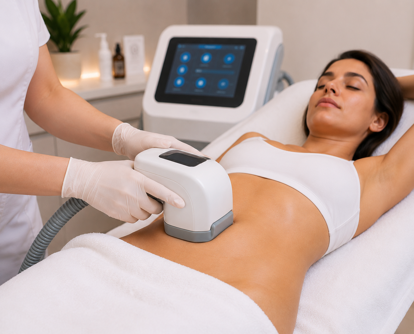 Fat reduction treatment session